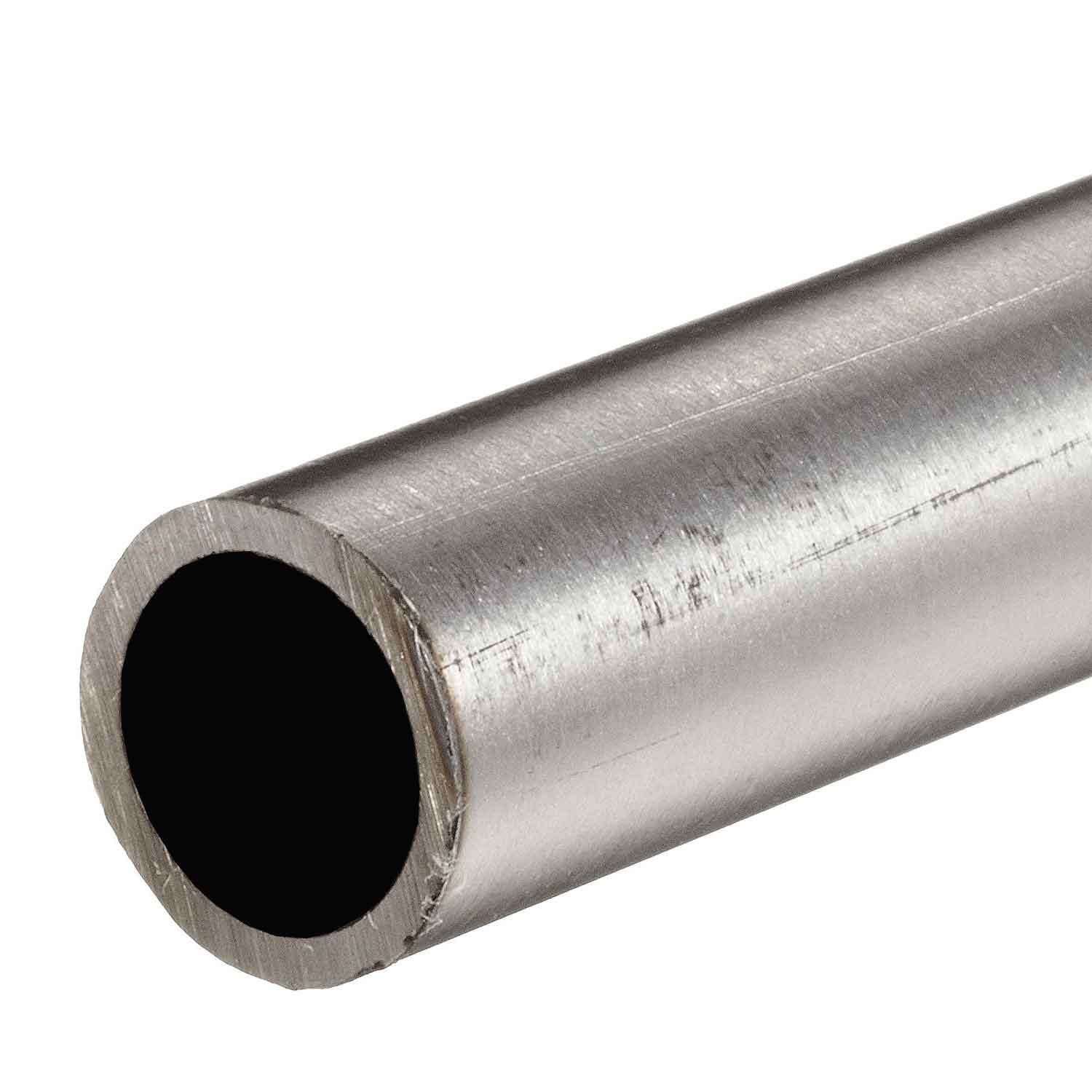 304 Stainless Steel, Round Tube, OD 1.500 (11/2 inch), Wall 0.250 inch, Length 12 inches