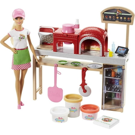 Barbie Pizza Chef Doll And Playset