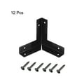 thumbnail image 3 of Unique Bargains Metal Box Corner Protectors Edge Guard Protector 33 x 33 x 33mm Black 12 pcs, 3 of 3