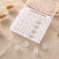 thumbnail image 4 of 1 juego de bobinas reemplazables, bobinas de costura transparentes, bobinas de hilo portátiles, suministro de hilo, 4 of 7