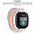 thumbnail image 3 of Versa 4/3/Sense 2 Stretch Woven Nylon Smartwatch Band, Breathable & Durable, Easy To Install, Suitable For Men And Women, 3 of 8