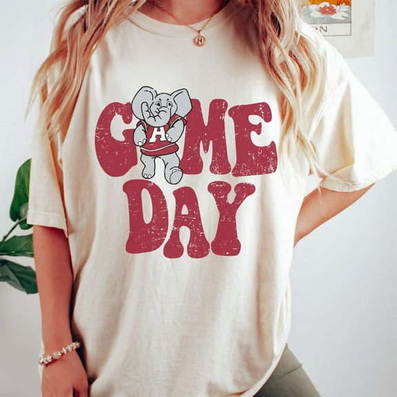 Comfort Colors Vintage Alabama Game Day T-Shirt, Game Day Roll Tide Shirt
