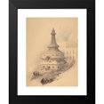 thumbnail image 2 of David Roberts 14x18 Black Modern Framed Museum Art Print Titled - Oriental Scene (1838), 2 of 5