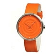 thumbnail image 2 of Men's Ripple Orange Leather Orange Analog Watch, 2 of 4
