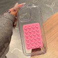 thumbnail image 3 of Funda con ventosa 3D para iPhone 15 11 12 Pro Max XR X XS 7 8 Plus SE 2020 funda para iPhone 14 13 Pro XS Max Fundas transparentes, 3 of 5
