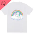 thumbnail image 3 of Camiseta de unicornios para hombre, camisetas gráficas de arcoíris, camisetas divertidas a la moda para mujer, camisetas de Hip Hop Alpha para hombre, ropa estética Unisex 100% algodón, 3 of 5