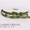 thumbnail image 1 of Nvzi Cinta fina para manualidades - lazos de cinta verde, 1 rollo, 1 cm x 91 m, cinta de poliéster duradera, ideal para surtido de cintas para manualidades, adecuada para bricolaje y decoración., 1 of 4
