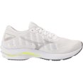thumbnail image 6 of Mizuno Women's Wave Rider 25 Waveknit™ Running Shoe, Size 6.5, Nimbus Cloud-White (0A00), 6 of 8