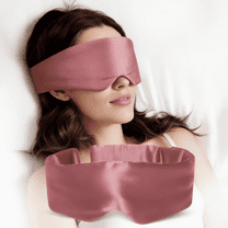 FACEMOON Mulberry Silk Sleep Mask, Light‑Blocking Eye Mask, Smooth Against Skin with Adjustable Strap