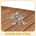thumbnail image 3 of OULII 50Pcs Stainless Steel Invisible Furniture Fastener Sectional Furniture Connectors for Furniture Assembly, 3 of 8