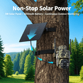 thumbnail image 6 of Conico 4G LTE Cellular Trail Camera, Solar Powered Game Camera, 4MP PTZ 360° Deer Camera, No WiFi, 6 of 10