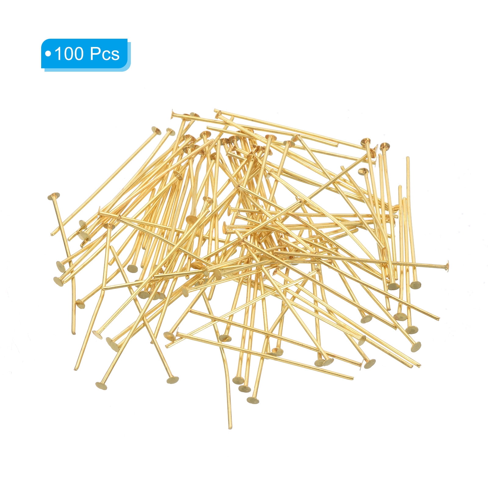Unique Bargains Chandelier Connector Clip Pins for Fastening Suncatcher Crystals Gold 4cm