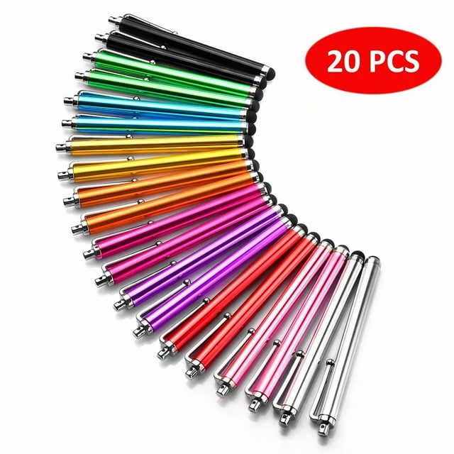 Stylus Pen, 20 Pack Universal Touch Screen Capacitive Stylus for Kindle Touch ipad iPhone 6/6s 6Plus 6s Plus Samsung S5 S6 S7 Edge S8 Plus Note (Random Color)