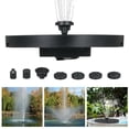 thumbnail image 2 of Solar Fountain 3.8W Solar Powered Water Fountain Pump with 2200 mAh Battery 5 Colorful LED, 2 of 6