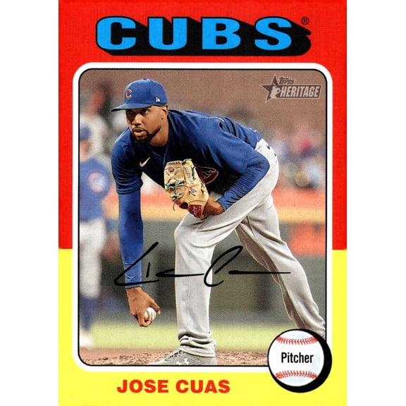 2024 TOPPS HERITAGE #151 JOSE CUAS CHICAGO CUBS