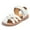 A04/White, variant on Toddler Girls Sandals Open Toe Summer PU leather Shoes for Little Kids