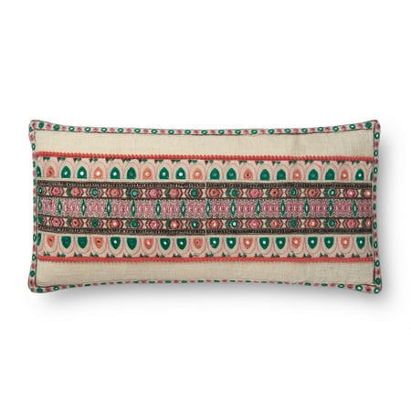 Loloi Rugs P0634 Multicolor Circle and Diamond Pattern Throw Pillow Add color and global elegance to your decor with the Loloi Rugs P0634 Multicolor Circle and Diamond Pattern Throw Pillow. This plush accent pillow features an elongated design with incredible textural details. Loloi Rugs With a forward-thinking design philosophy  innovative textures  and fresh colors  Loloi Rugs sets the standards for the newest industry trends. Founded in 2004 by Amir Loloi  Loloi Rugs has established itself as an industry pioneer and is committed to designing and hand-crafting the world s most original rugs. Since the company s founding  Loloi has brought its vision to an array of home accents  including pillows and throws. Loloi is proud to have earned the trust and respect of dealers and industry leaders worldwide  winning more awards in the last decade than any other rug company.