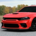 thumbnail image 6 of DNA Motoring ZTL-Y-0232-2 For 2015 to 2020 Dodge Charger SRT 4Pcs V2 Style Gloss Black Front Bumper Lip Spoiler Splitter Body Kit 16 17 18 19, 6 of 6