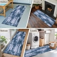 thumbnail image 5 of Kitchen Runner 2 x 6 Ft, Navy Blue Ombre Non-Slip Residential Carpet, Gradient Abstract Art Vintage Indoor Crawling Mats Runner Rugs for Living Room/Dining Room/Bedroom, 5 of 8