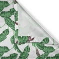 thumbnail image 6 of Ambesonne Leaf Grommet Curtain, Cartoon Flower in the Summer, 50" x 54", Hunter Green Eggplant, 6 of 6
