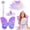 Purple, variant on Style-Carry Princess Toys for Toddler Girls 3 4 5 6 Year Old, Princess Dress Up for Girls 3-6, Light Up Butterfly Wings Toddler Toys Age 2 3 4 5 Girls