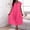 Hot Pink, variant on Nightgown for Women Loose Sleepwear Women's Sexy Nightdress Lingerie Sleepwear Solid Color Sexy Loose Pajamas Orange Free Size