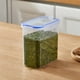 thumbnail image 1 of Recipiente hermético transparente con tapa para almacenar alimentos | Juego de recipientes de plástico para alimentos secos | Organizador de despensa de cocina apto para uso alimentario sin BPA |, 1 of 6