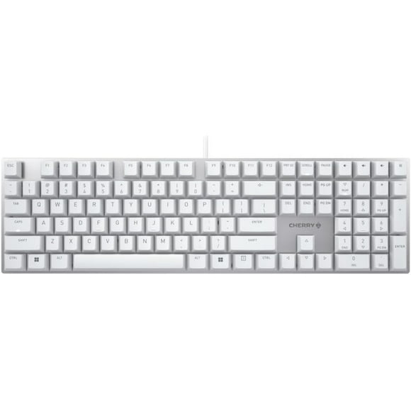 Teclado Cherry KC 200 MX Mecánico Switch MX2A Brown Silver Reacondicionado