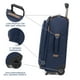 thumbnail image 4 of Travelpro Crew Classic Lightweight Softside Expandable Carry on Luggage, 2 Wheel Upright Rollaboard Suitcase, Men and Women, Carry On 22-Inch, Patriot Blue, 4 of 6