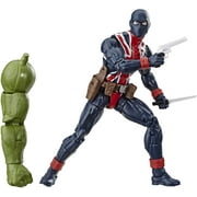 Marvel Legends Series Union Jack 6" Collectible Action Figure Toy For Ages 4 & Up with Accessories & Build-A-Figurepiece