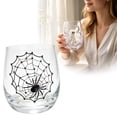 thumbnail image 2 of 3D Halloween Artisan Glassware Collection, Halloween Glass Cups, Halloween Handleless Glass, Gothic Party Decor & Fall Gift, 2 of 5