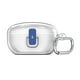 thumbnail image 3 of Estuche transparente protector Secure Lock a prueba golpes para Sony WF-1000XM5 (2023) (gris), 3 of 6