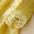thumbnail image 6 of Womens Shirts Retro Embroidered Patchwork Elegant Spring Summer T Shirts for Women Yellow M, 6 of 7