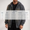 thumbnail image 6 of Ceisia Men's Hooded Button Down Knit Cardigan Long Sleeve Loose Casual Sweater Jacket With Side Pockets Gift, 6 of 6
