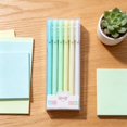 thumbnail image 4 of 0.5mm Black Retractable Gel Pen 6 Piece Set, Smooth Writing Needle Tip Rollerball Pens For Journaling, Simple Minimalist Office Stationery, Style D (Multicolor, 16.5*5.9*2), 4 of 6