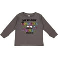 thumbnail image 3 of Inktastic My Daddy Graduated and I'm Super Proud Boys or Girls Long Sleeve Toddler T-Shirt, 3 of 5