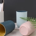 thumbnail image 5 of Las tazas para beber reutilizables irrompibles tienen 2 colores, vaso de plástico para cepillo de dientes, apto para lavavajillas, 5 of 5