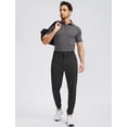 thumbnail image 2 of Pantalones deportivos de golf Soothfeel para hombre, negros, ajustados, XXL, 2 of 3