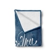 thumbnail image 2 of I Love You Soft Flannel Fleece Blanket, Night Sky with Full Moon Between Stars Cloud Dramatic Romance Wedding Image, Cozy Plush for Indoor and Outdoor Use, 50" x 70", Dark Blue Pearl, by Ambesonne, 2 of 6