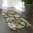 thumbnail image 3 of (2 pack) Mainstays Farmhouse Oversized Floral Gray Indoor Hallway Runner Rug, 1'10"x5', 3 of 10