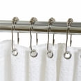 thumbnail image 1 of Zenna Home 4784914 Roller Shower Curtain Rings Metal, 1 of 4