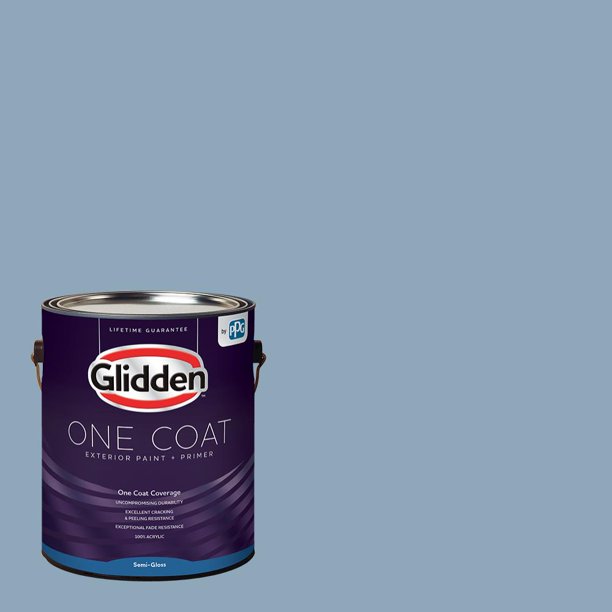 Dresden Dream, Glidden One Coat, Exterior Paint and Primer Walmart