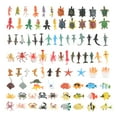 thumbnail image 1 of MasteelfCA 88 Pcs Jouets Mini Animaux Marins pour Enfants Ensemble de Simulation en Plastique Modèles d'Animaux Marins, 1 of 7