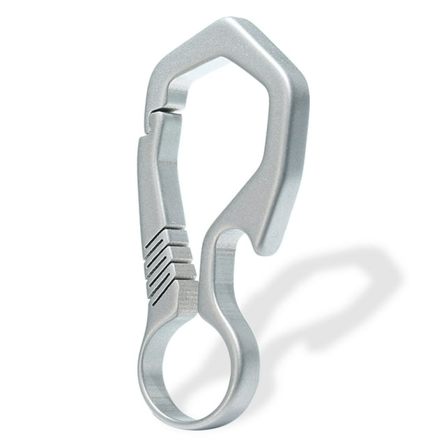 Outdoor Lightweight Titanium Key Chain Quick-release Key Ring Holder Bottle Opener
