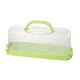 thumbnail image 2 of rectangular Almacenamiento de alimentos Multiuseo con caja de contenedor de almacenamiento de pastel de pan de párpado transparente para Verde, 2 of 8