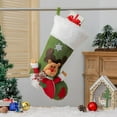 thumbnail image 6 of EUDIDV Christmas Ornaments Personalized Christmas Stockings Christmas Stockings With Names 18in Stockings With Santa Snowman And Reindeer Designs Custom Stockings For Holiday Decor Xmas Tree Decor, 6 of 7