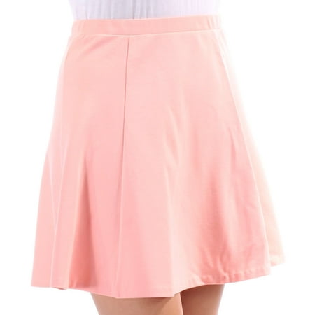 bariii - bar iii blush solid skater skirt m - Walmart.com