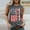 Gray 4th of july tank tops for women, variant on Wycnly 4th of July Tank Top for Women Independence Day Patriotic Shirts Lightweight Loose Fit Pullover Vest Summer Striped Letter Print Round Neck Sleeveless Fashion Blouses Black l