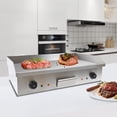 thumbnail image 6 of TFCFL 28.7" Commercial Electric Countertop Griddle Flat Top Grill BBQ Hot Plate for Eggs Pancakes Hamburgers 110V 3KW, 6 of 12