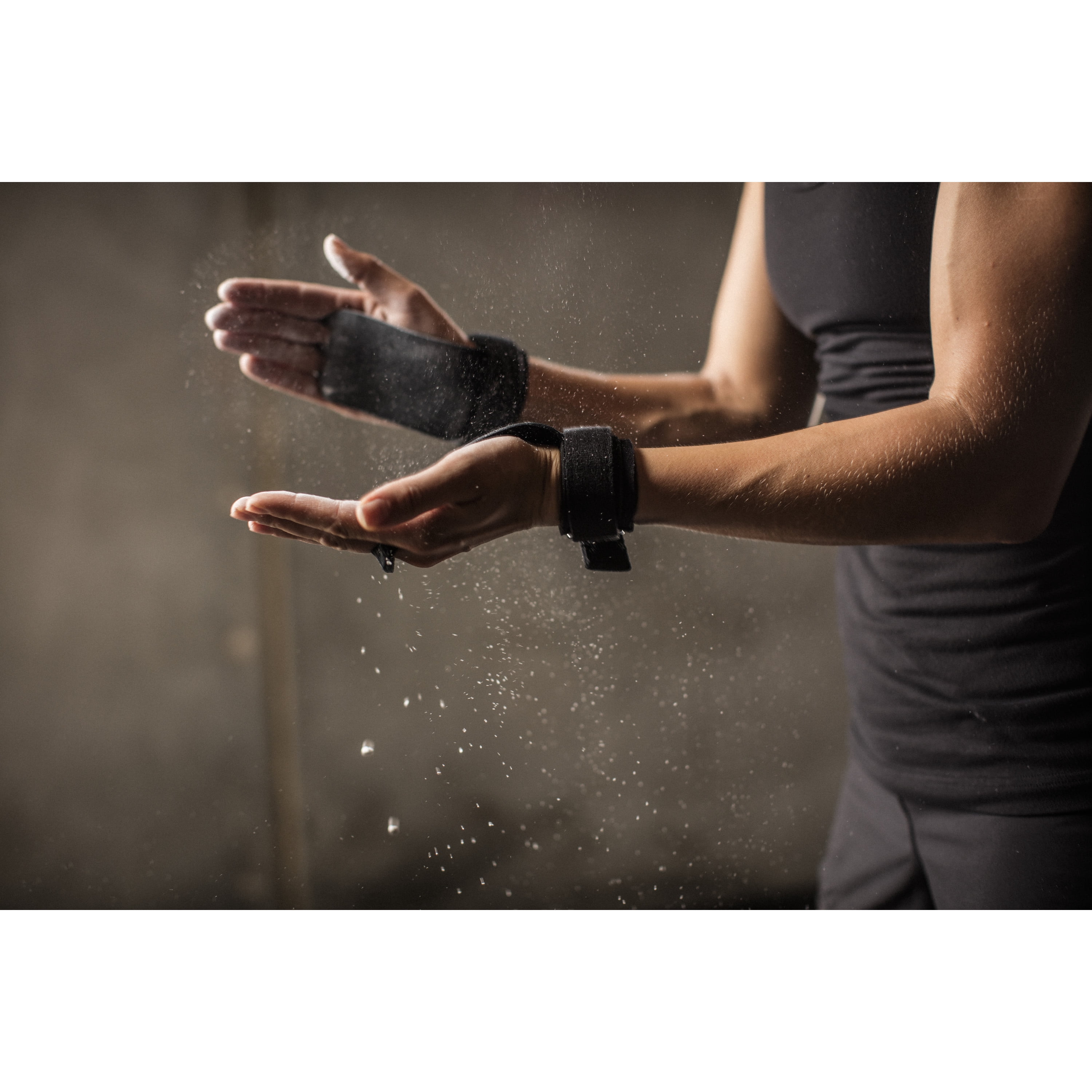 Harbinger Leather Palm Grips for Weight Lifting Hand Protection, Large